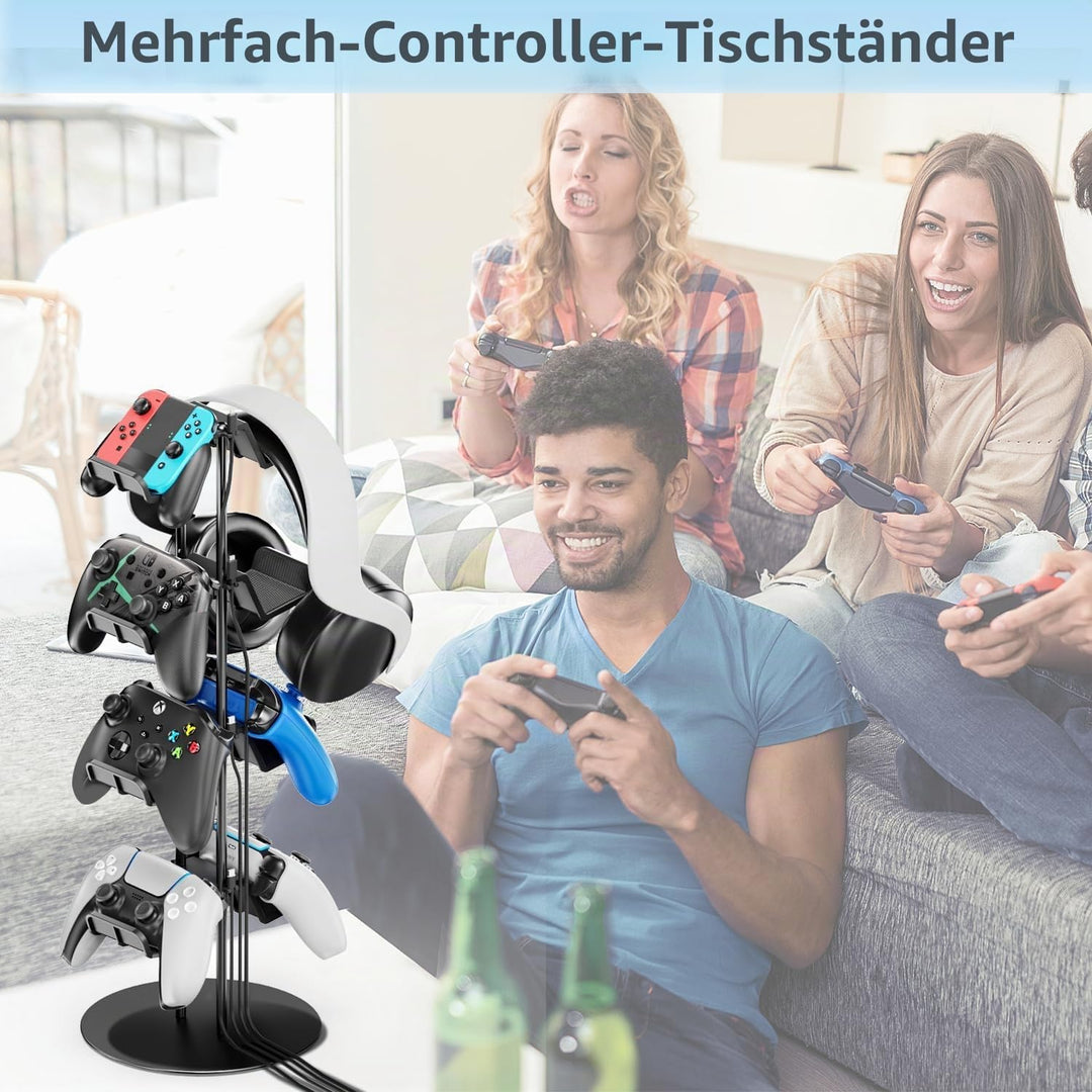 4 stufige Kopfhörer Halter &amp; Controller Halter, universelle Controller Halterung &amp; Headset Halterung