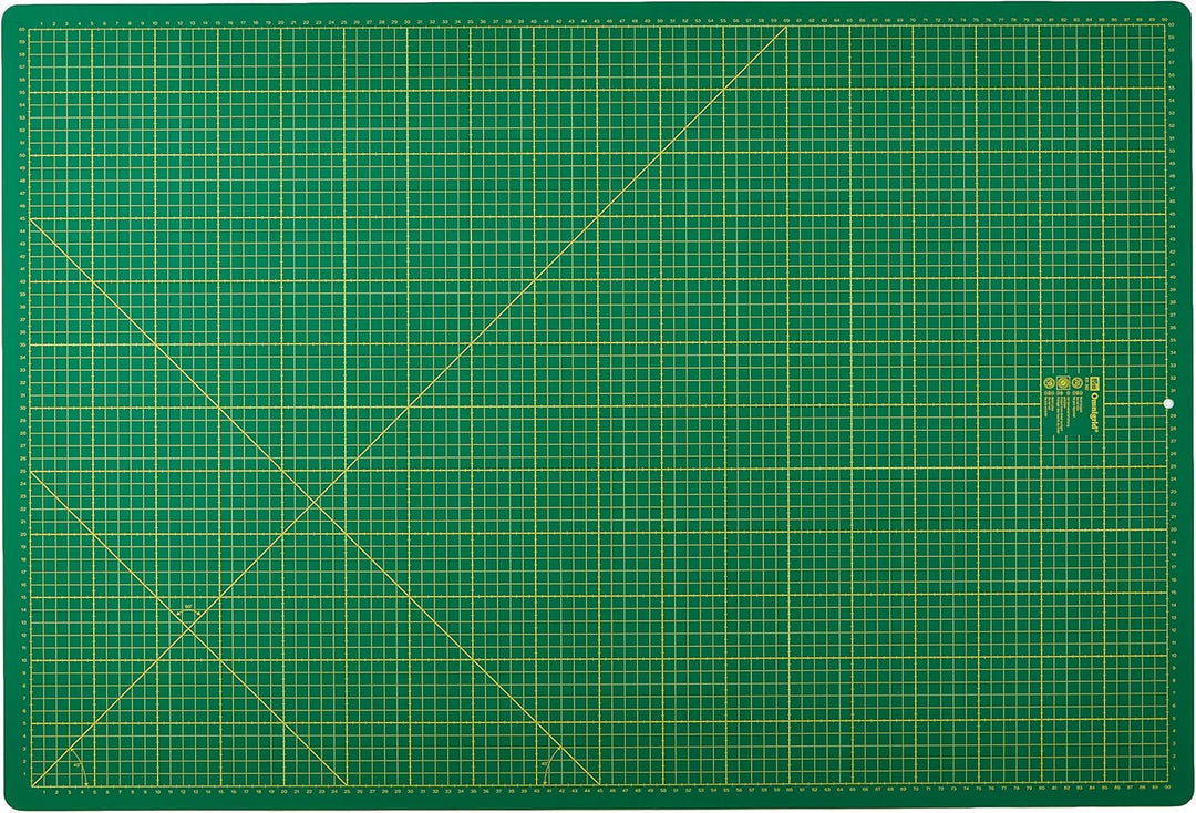 Prym 611382 Schneideunterlage cm/inch-Einteilung, 90x60cm & Trick-Marker (selbstlöschend), violett B