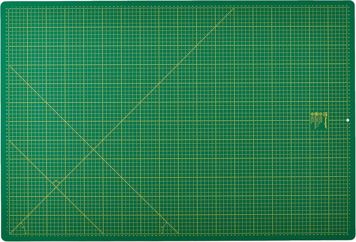 Prym 611382 Schneideunterlage cm/inch-Einteilung, 90x60cm & Trick-Marker (selbstlöschend), violett B