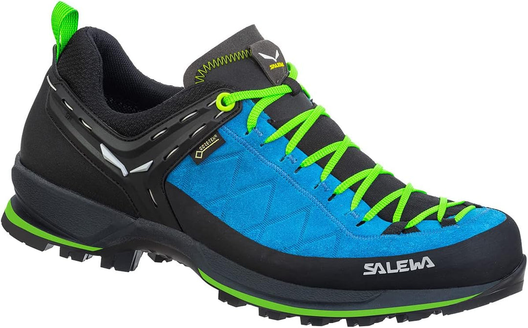 Salewa Mountain Trainer GTX 8375 Blue Danube/Fluo Green 45 EU Blue Danube Fluo Green, 45 EU Blue Dan