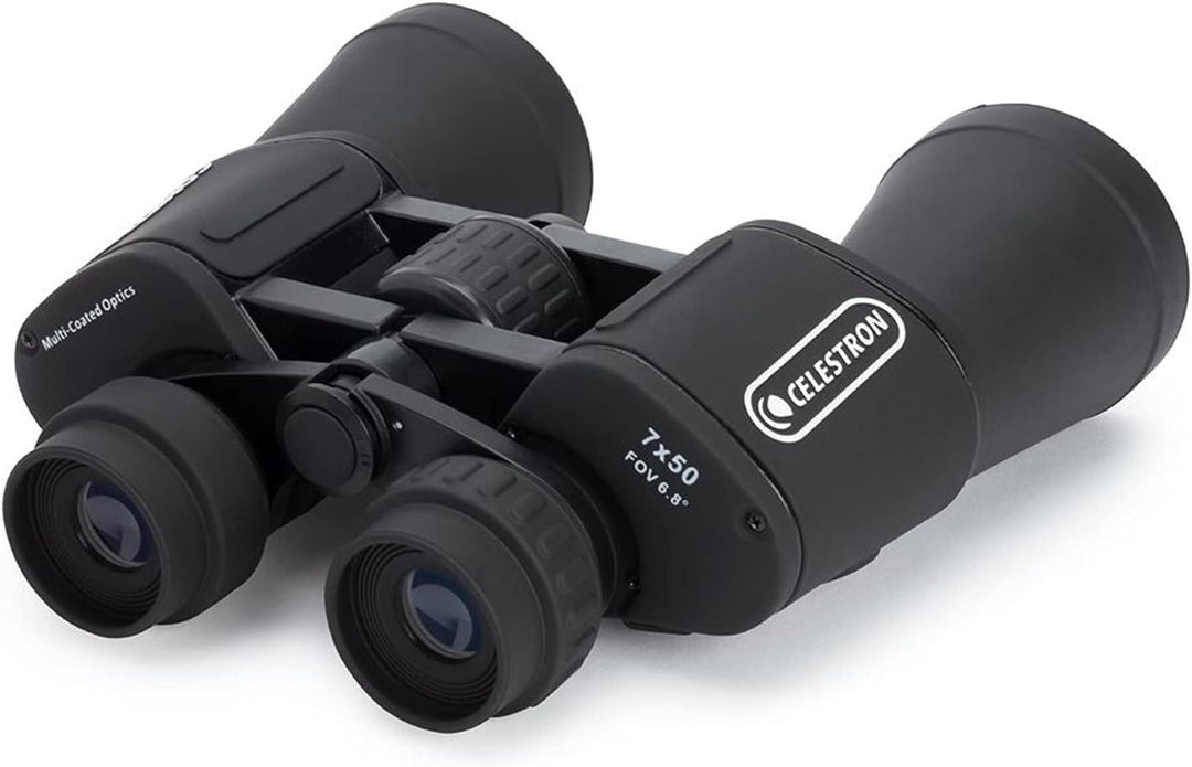Celestron Cometron 7x50 Fernglas mit 7-facher Vergrösserung und 50mm grosser Objektivöffnung für max