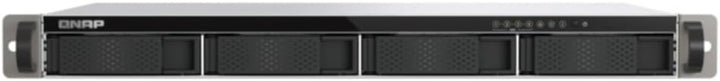 QNAP TS-433eU 4-Bay NAS, 1U Rackmount Design, Kurze Tiefe, Edge Speicher, Dateiverwaltung, Docker Co