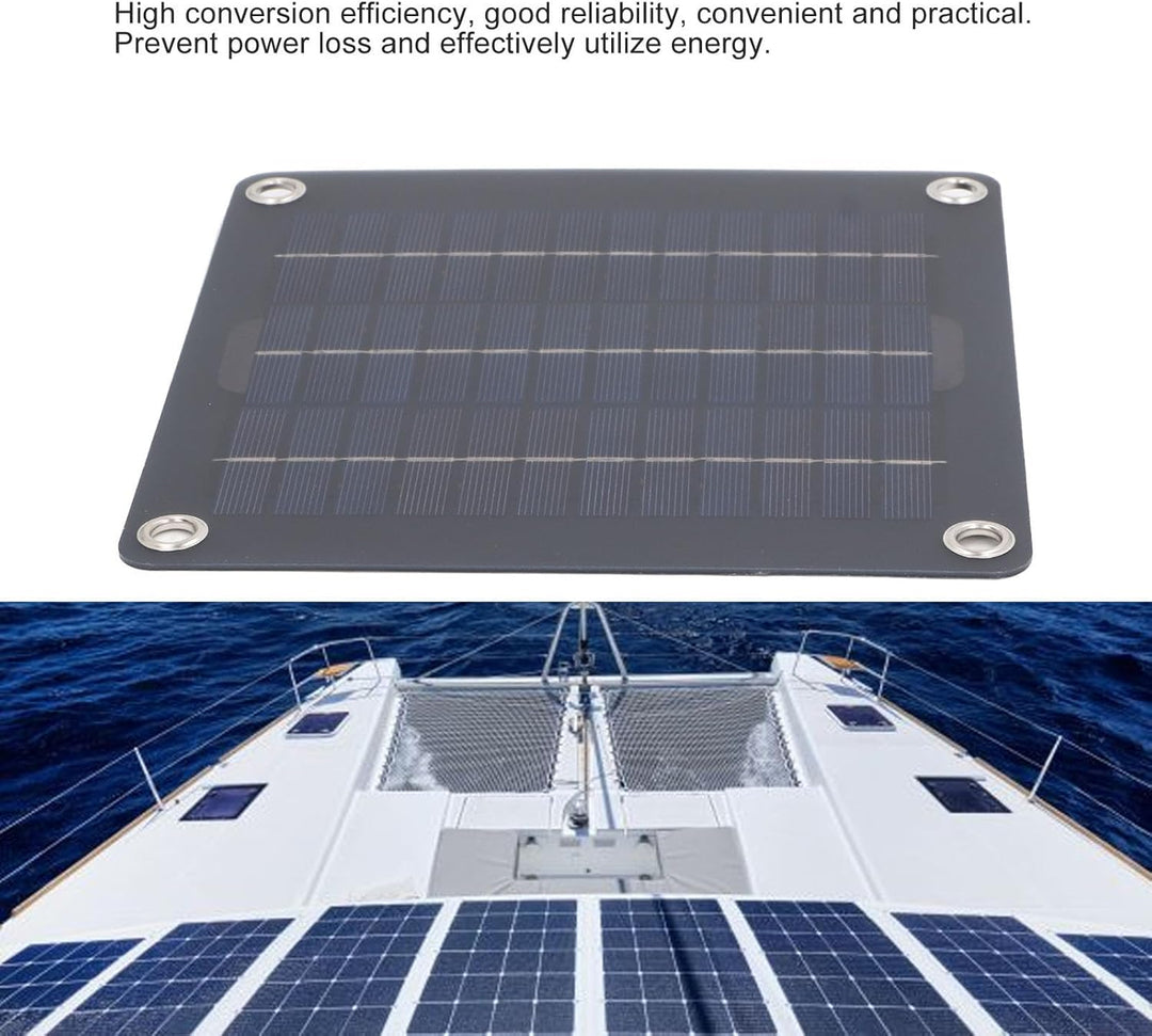 Solarpanel-Kit, Monokristalliner Batterieerhalt mit 12 V und 18 V Ausgang, mit 10 W Solarpanel, OBD-
