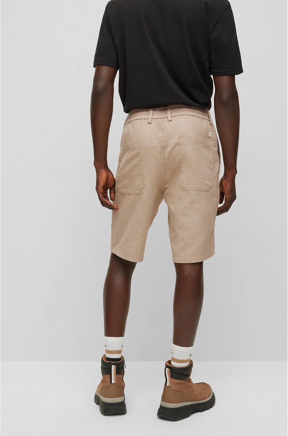 BOSS Herren Taber-Shorts-DS1 58 Hellbeige, 58 Hellbeige