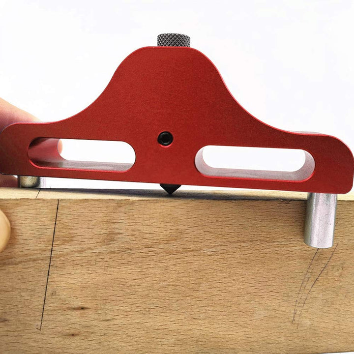 Uadme ZX-1 Center Finder Scriber – Linienmarkierungswerkzeug für Holzbearbeitungstischler-Ausrichtun