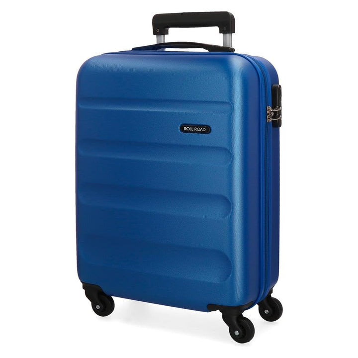 Roll Road Flex Kabinenkoffer Blau 38x54x20 cms Hartschalen ABS Kombinationsschloss 35L 2,5Kgs 4 Räde