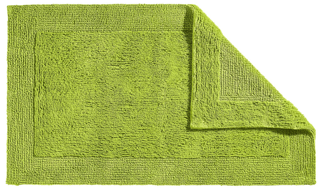 Erwin Müller Badematte, Badteppich Uni Serie Stuttgart apfelgrün Grösse 60x100 cm - extra dick, hohe