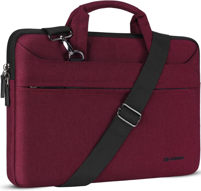 DOMISO 15-15,6 Zoll Wasserdicht Laptop Tasche Aktentasche Schultertasche Notebooktasche für 15.6" Le