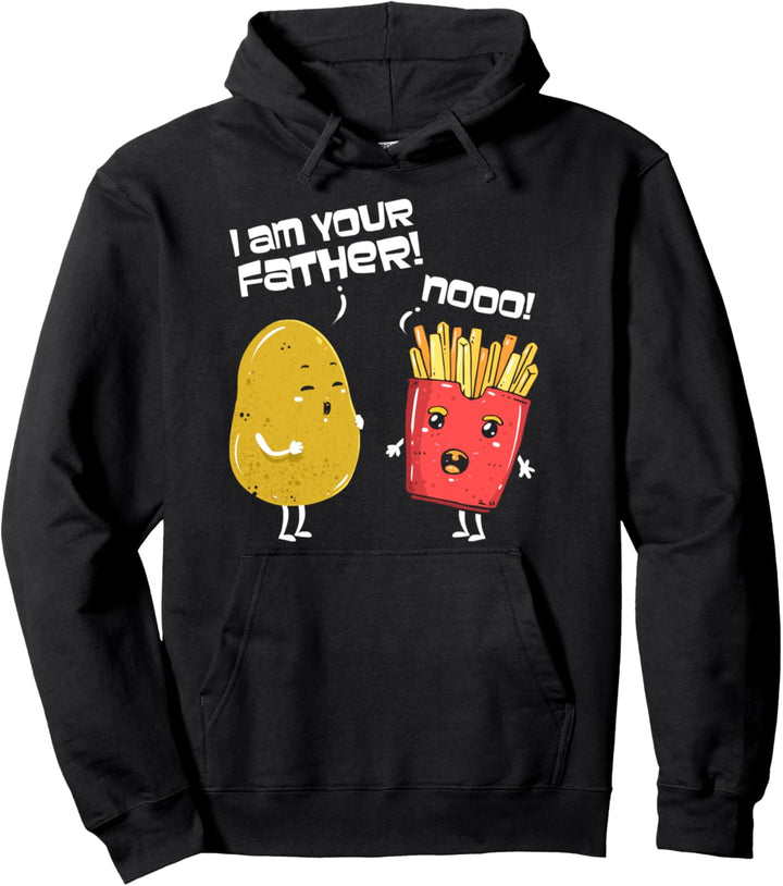 Fries Kartoffel - Vater Sohn Lustiges Pommes Pullover Hoodie