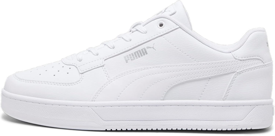 Puma Unisex's Caven 2.0 Sneaker 42 EU Puma White Puma Silver, 42 EU Puma White Puma Silver