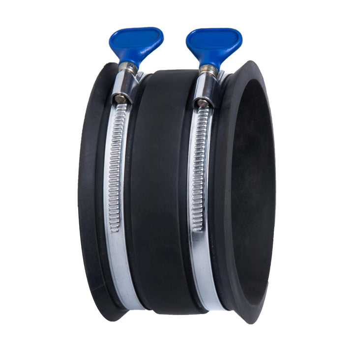 POWERTEC 70369 10,2 cm Staubkontroll-Flex-Manschette mit verstellbaren Schlüssel-Schlauchschellen, S