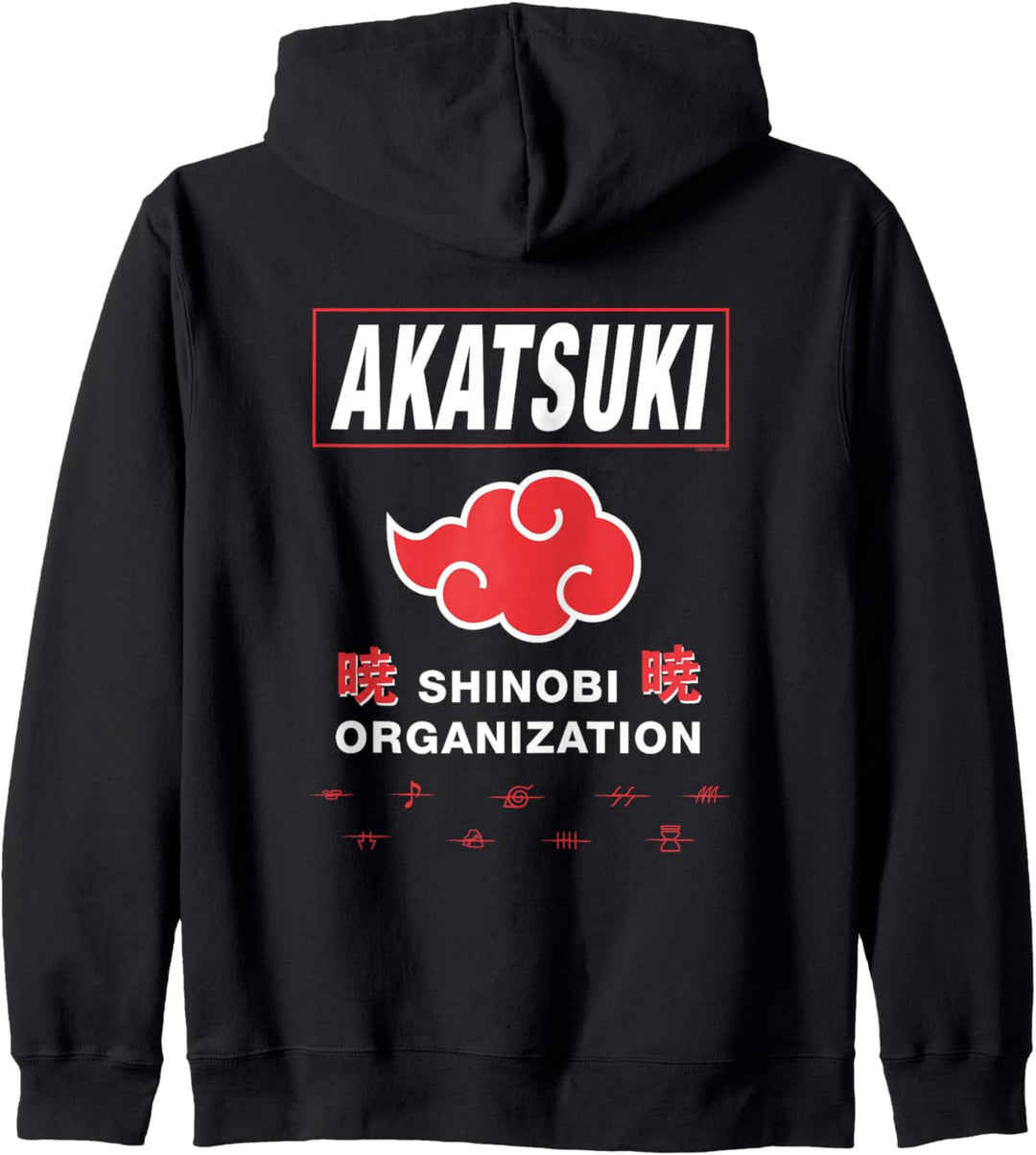 Naruto Shippuden Akatsuki Shinobi Organisation Kapuzenjacke