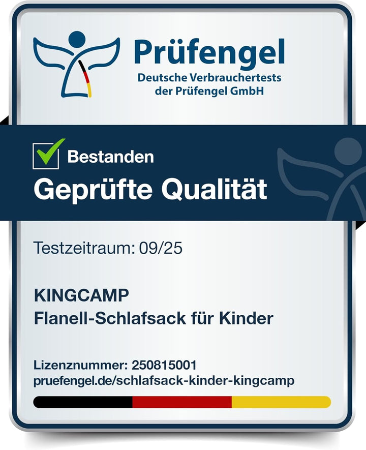 KingCamp Kinderschlafsack Schlafsack Winter Warmer Deckenschlafsack 3-4 Jahreszeiten für Kinder beim