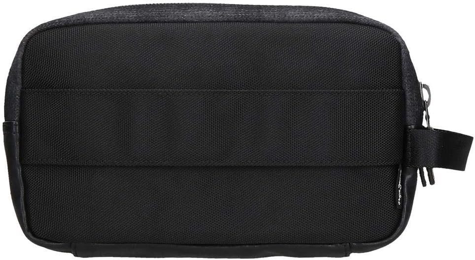 Pepe Jeans Scotch Anpassungsfähiger Vanity Case mit zwei Fächern Schwarz 26x16x12 cms Polyester und
