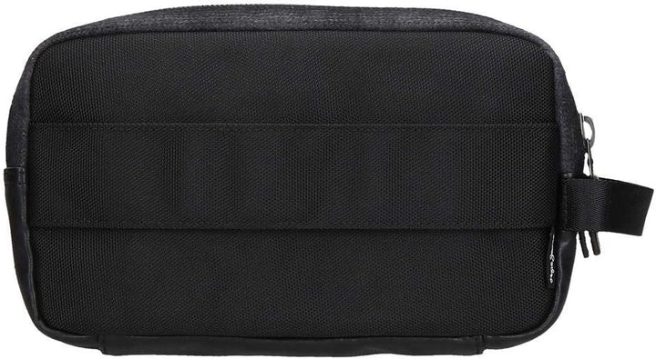 Pepe Jeans Scotch Anpassungsfähiger Vanity Case mit zwei Fächern Schwarz 26x16x12 cms Polyester und