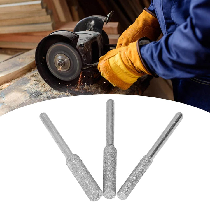 30 Stück Kettensägenschärfer Stein Kettensägenschleifstein mit 4,0 Mm, 4,8 Mm und 5,5 Mm Schmirgelsc