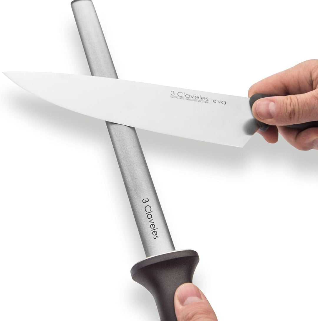 3 Claveles Profi Wetzstahl rund 30 cm One Size, One Size