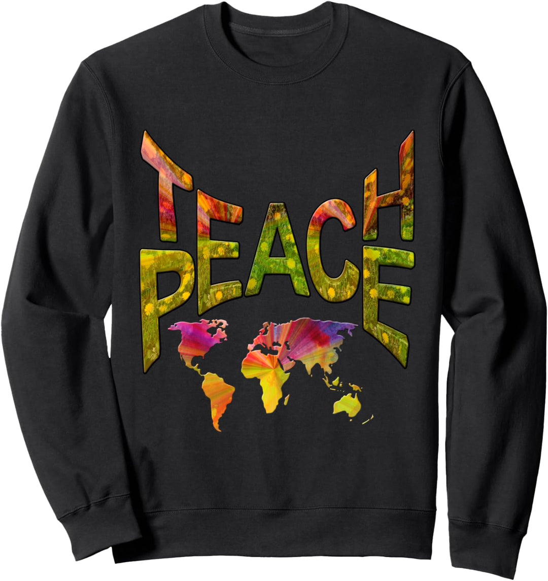 Teach-Peace - Around the Globe Sweatshirt