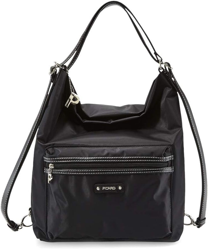 Picard Damen Beuteltasche Und Rucksack SONJA aus Nylon Gross | mit Reissverschluss | Beuteltasche un