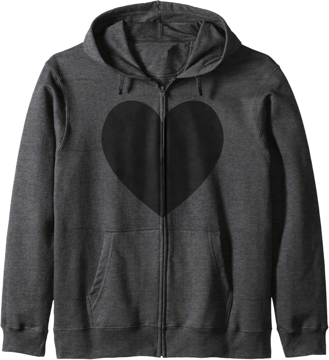 Schwarzes Herz Grunge Goth Gothic Ästhetik Kapuzenjacke