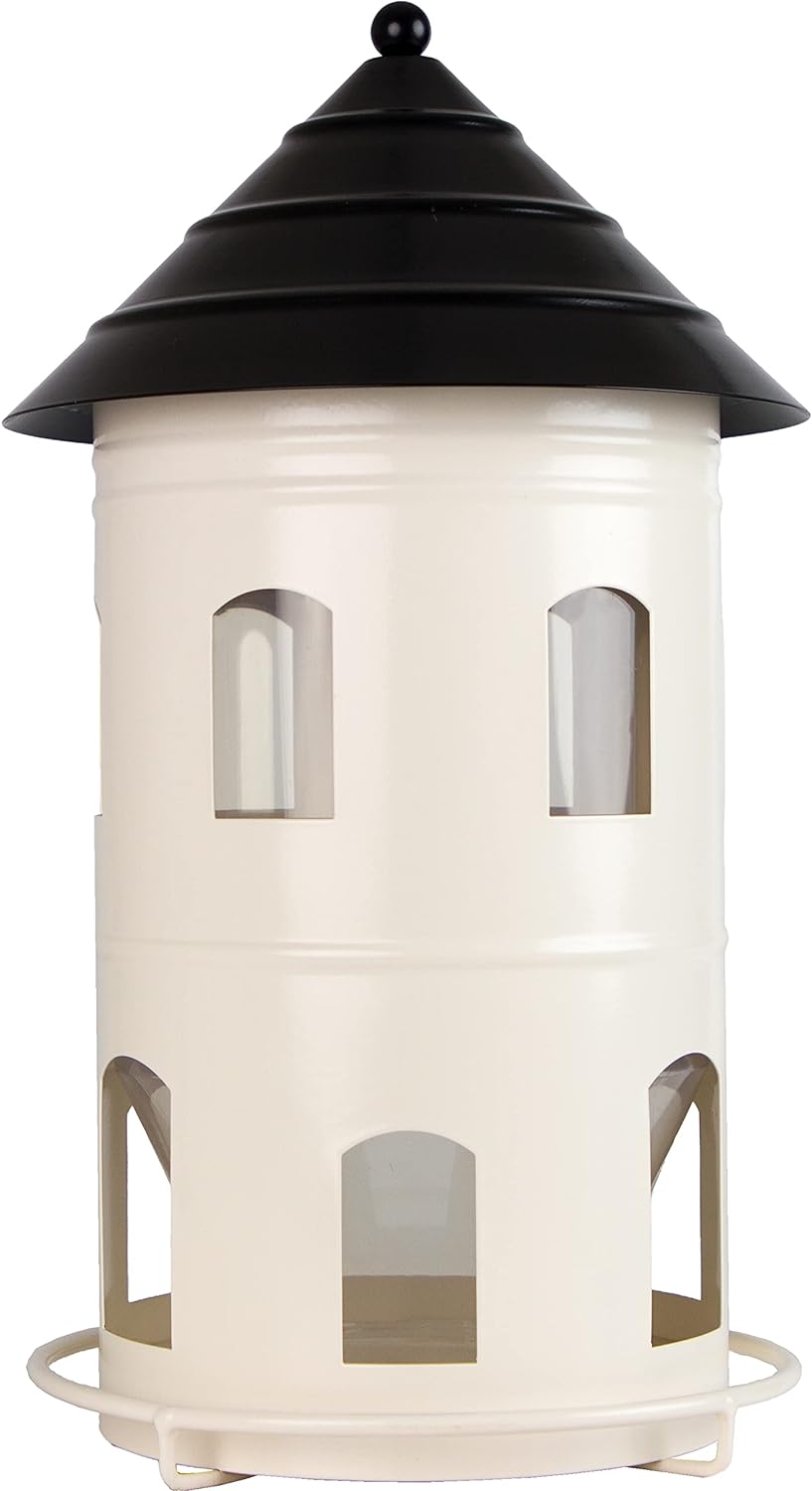 Wildlife Garden WG328 Gigant Futterstation Weiss - Vogelfutterhaus aus Metall