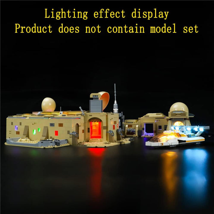 GEAMENT LED Licht-Set Kompatibel mit Lego Mos Eisley Cantina - Beleuchtungsset für Star Wars 75290 B