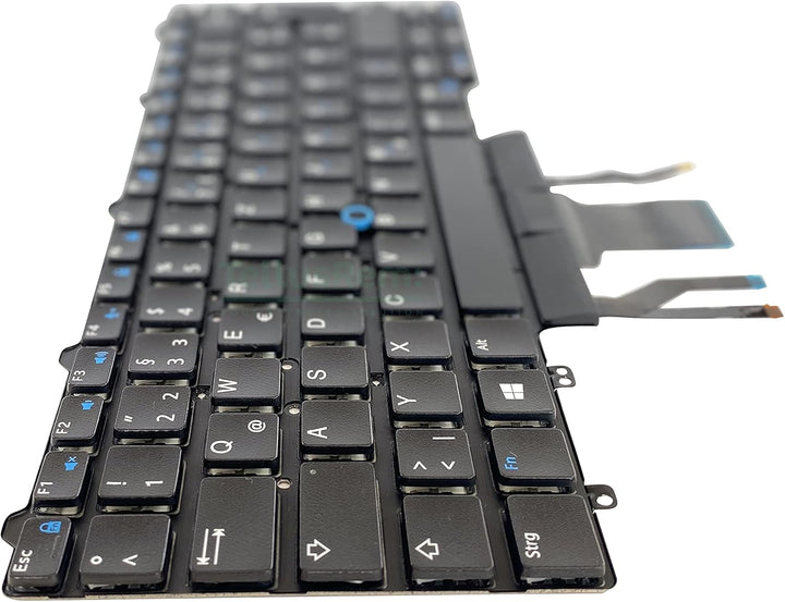 TellusRem ersatztastatur Italienisch Hintergrundbeleuchtung für Dell Latitude E5450, Latitude E7450,