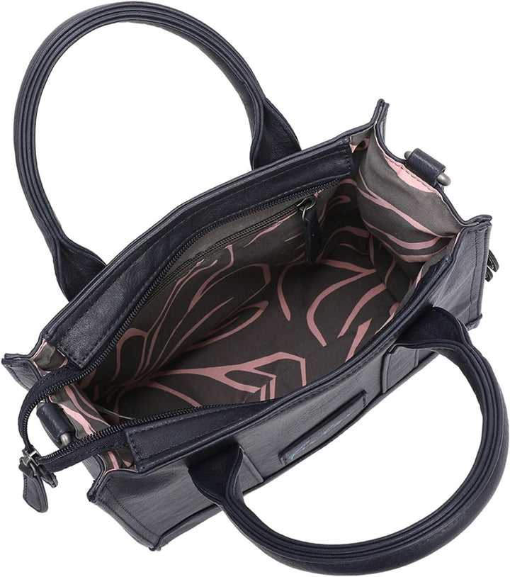 Fritzi aus Preussen Damen Eco Square Handtasche Blau Einheitsgrösse, Blau Einheitsgrösse