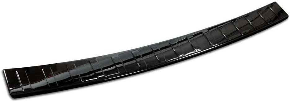 Avisa Spiegelschwarz Edelstahl Heckstossstangenschutz kompatibel mit BMW 2er U06 Active Tourer M-Pak