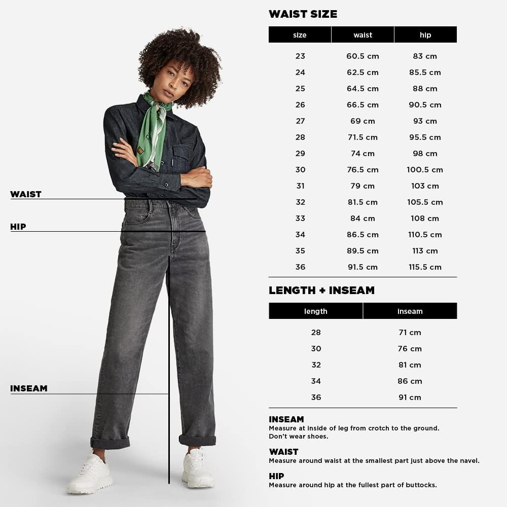 G-STAR RAW Damen JANEH ULTRA HIGH MOM ANKLE Jeans 25W / 30L Grau (Faded Carbon D16083-c909-c762), 25