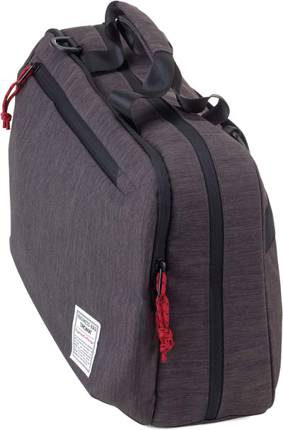 TROIKA Business Briefcase XXL Aktentasche aus Polyester in der Farbe Grau-Schwarz, Masse: 42cm x 28c