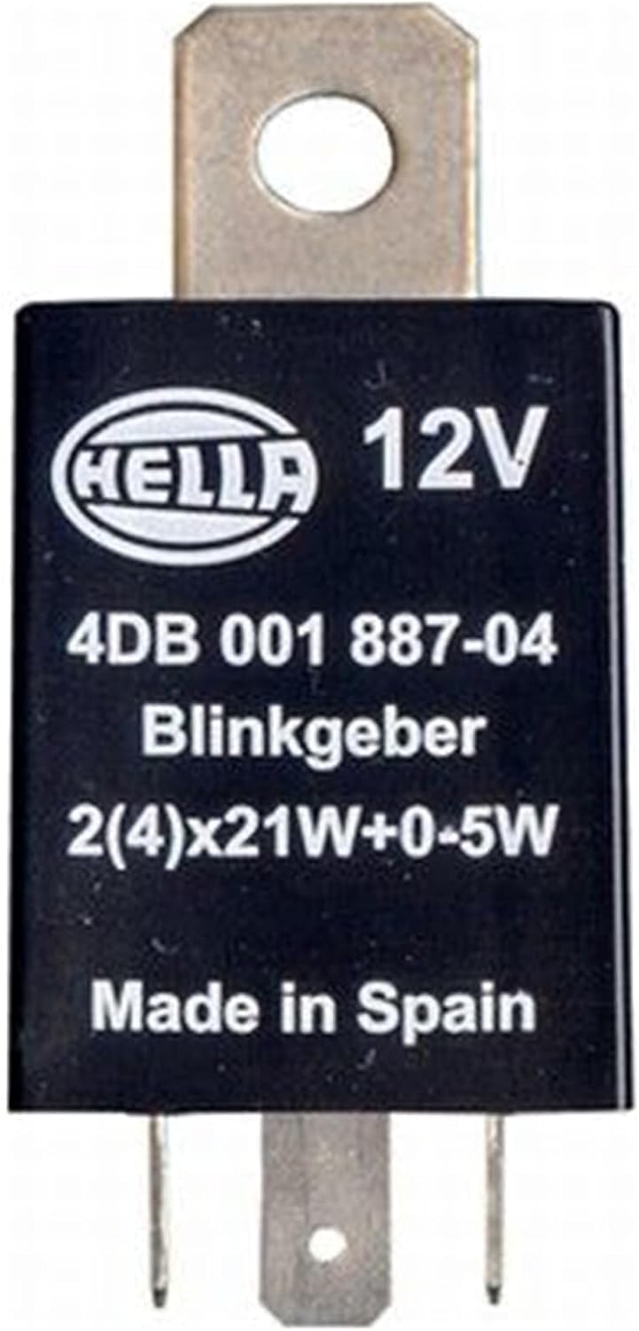 HELLA - Blinkgeber - 12V - 4-polig - Anbau - elektronisch - mit Halter - 4DB 001 887-041