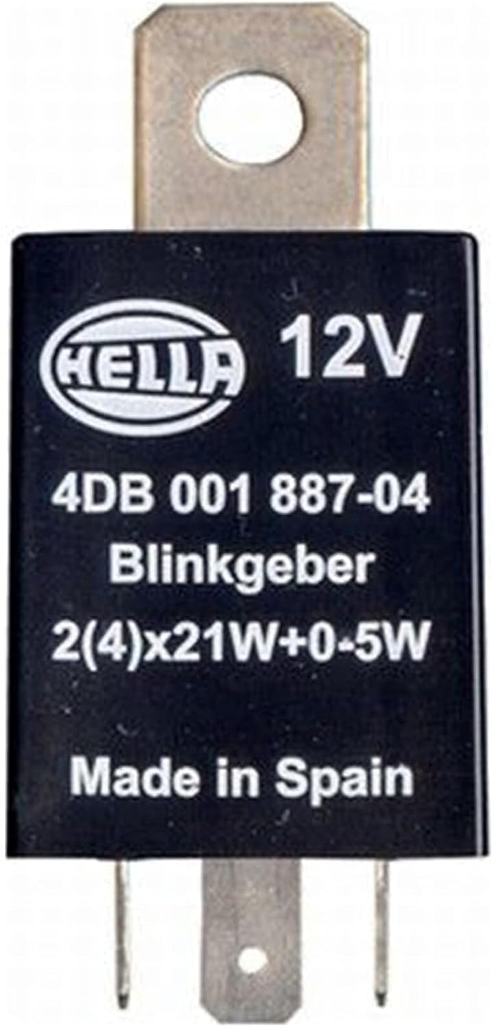 HELLA - Blinkgeber - 12V - 4-polig - Anbau - elektronisch - mit Halter - 4DB 001 887-041
