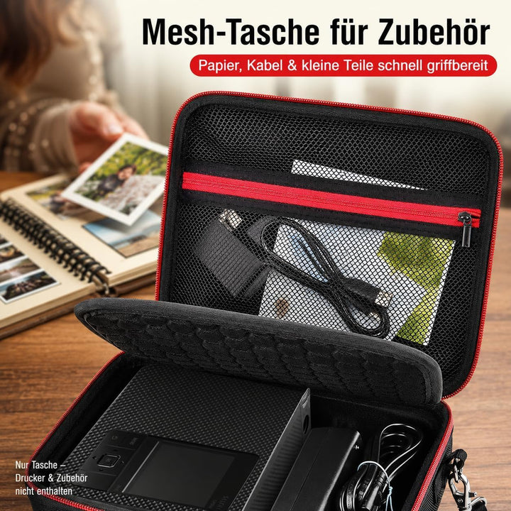 casmilee Hart Tasche für Canon SELPHY CP1500/CP1300/CP1200 Mini Mobiler Fotodrucker und Farbtinten P