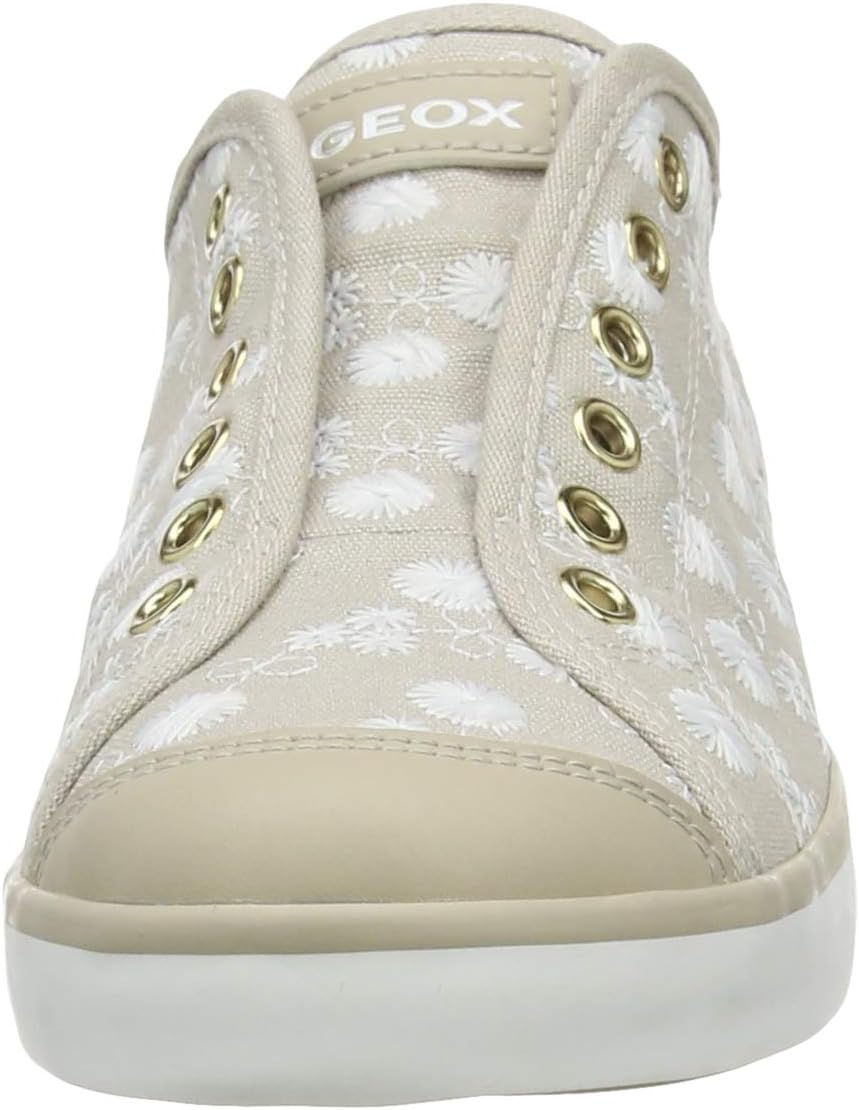 Geox Mädchen Jr Ciak Girl C Sneakers 24 EU Beige, 24 EU Beige
