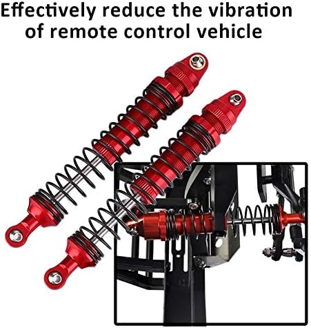 4 stücke RC Stossdämpfer, Aluminium Stossdämpfer Montiert Federn Dämpfer RC Dämpfer Upgrade Teile fü