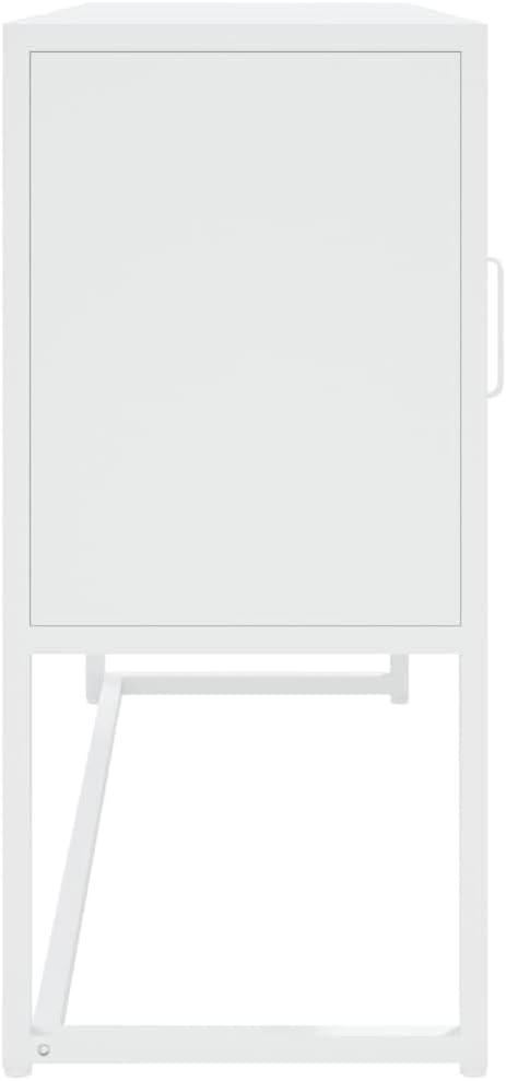 vidaXL Sideboard 3 Türen Kommode Anrichte Beistellschrank Schrank Mehrzweckschrank Standschrank Stah