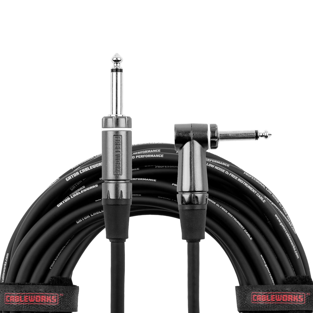 Gator Cableworks GCWC-INS-03RA Composer 3 Foot 0,9m Strt to RA – Hochwertiges Audiokabel für profess