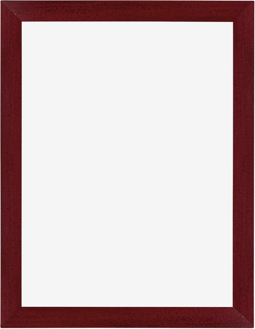 yd. Your Decoration - Bilderrahmen 75x100 cm - Weinrot Gewischt - Billderrahmen aus MDF mit Acrylgla