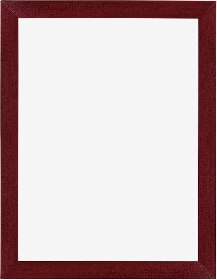 yd. Your Decoration - Bilderrahmen 75x100 cm - Weinrot Gewischt - Billderrahmen aus MDF mit Acrylgla