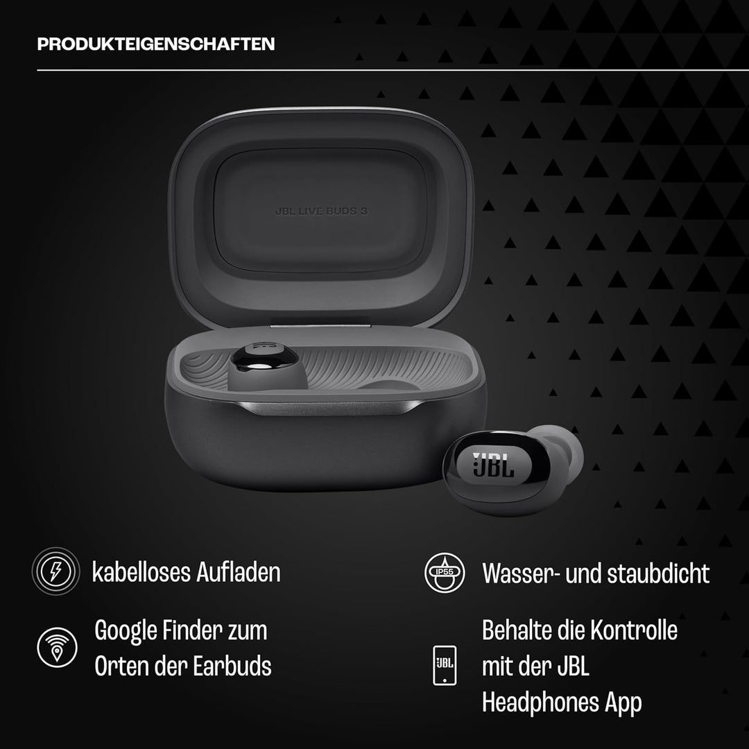 JBL Live Buds 3, Wireless Earbud-Kopfhörer mit Bluetooth, 40 Stunden Akkulaufzeit, True Adaptive Noi