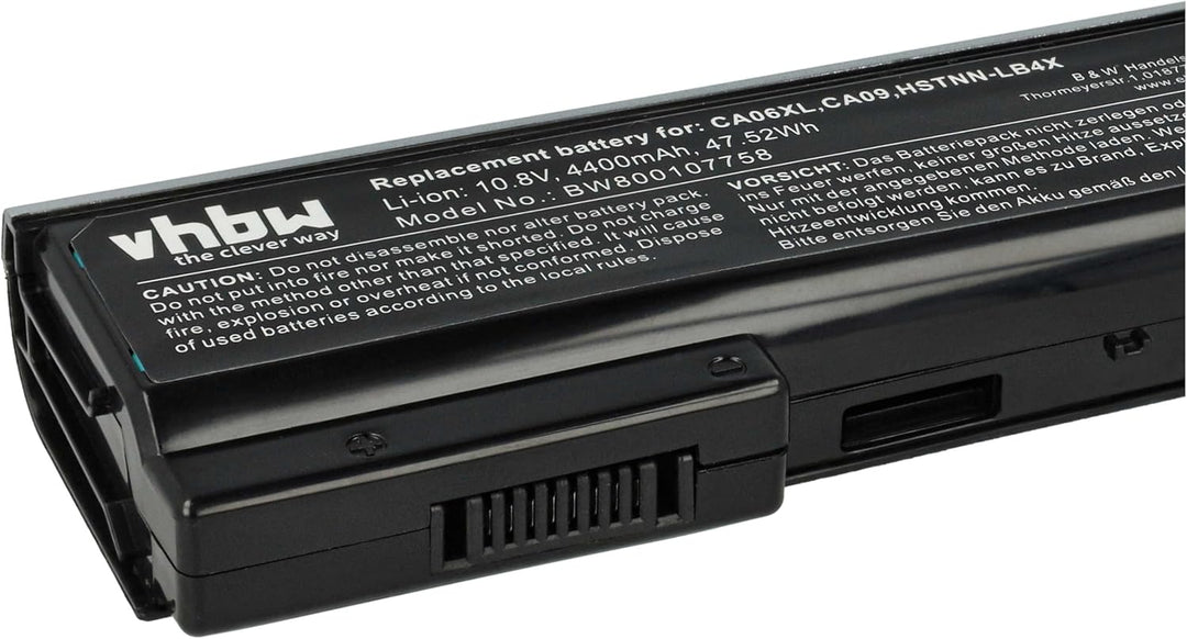 vhbw Akku kompatibel mit HP ProBook 640, 640 G0, 640 G1, 645, 645 G0, 645 G1, 650 G0, 650 G1, 655 No