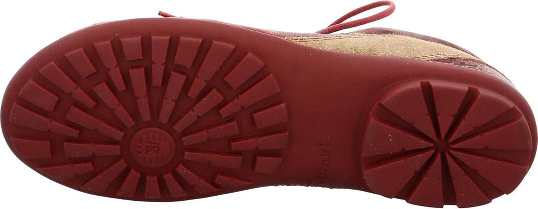 Think! Herren Kong Nachhaltige Wechselfussbett Schnürhalbschuhe 42.5 EU 5010 Bordo Kombi, 42.5 EU 50