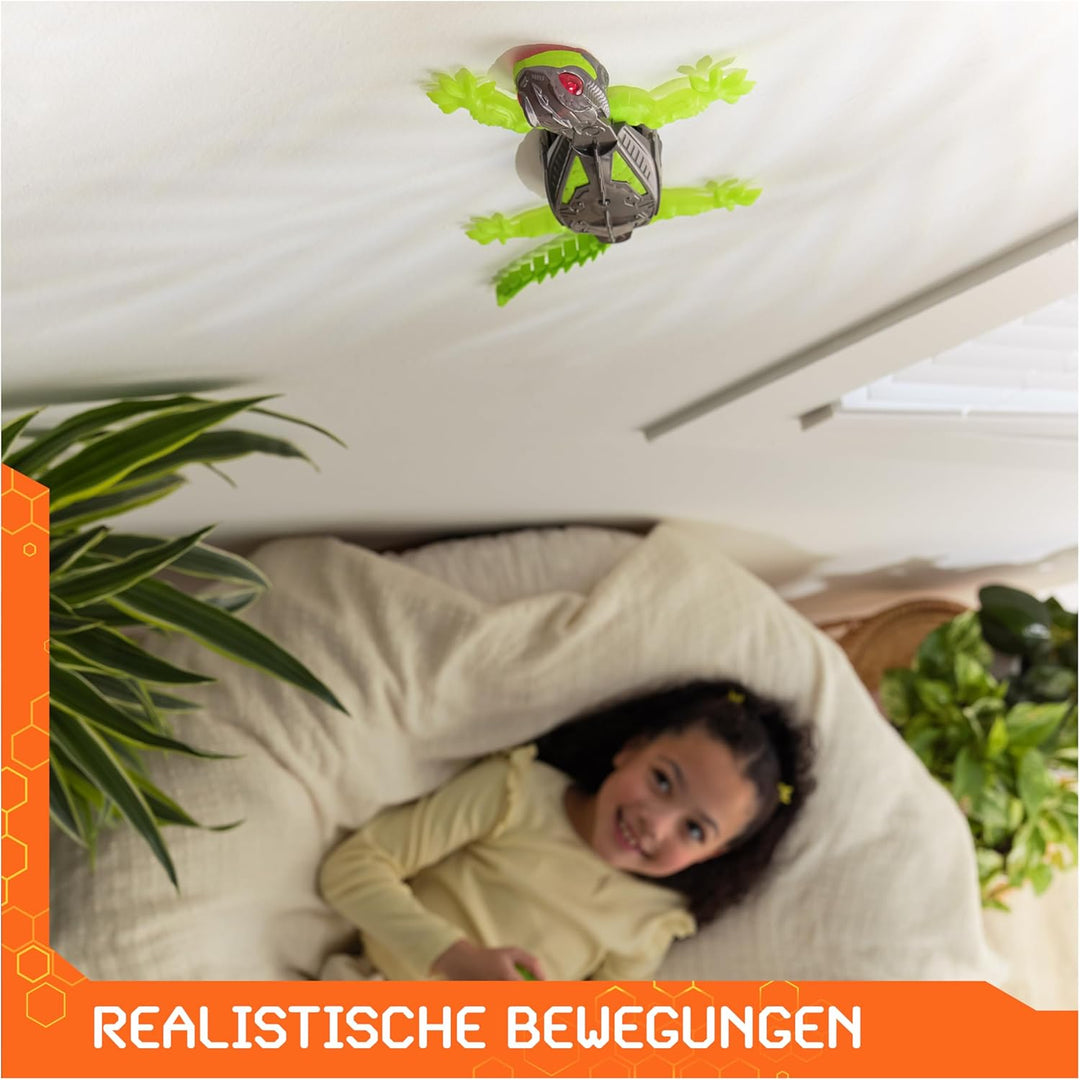 Hex Bots - Wall Crawler Gecko, ferngesteuerter Gecko, der an Wänden und Decken entlang krabbelt, mit