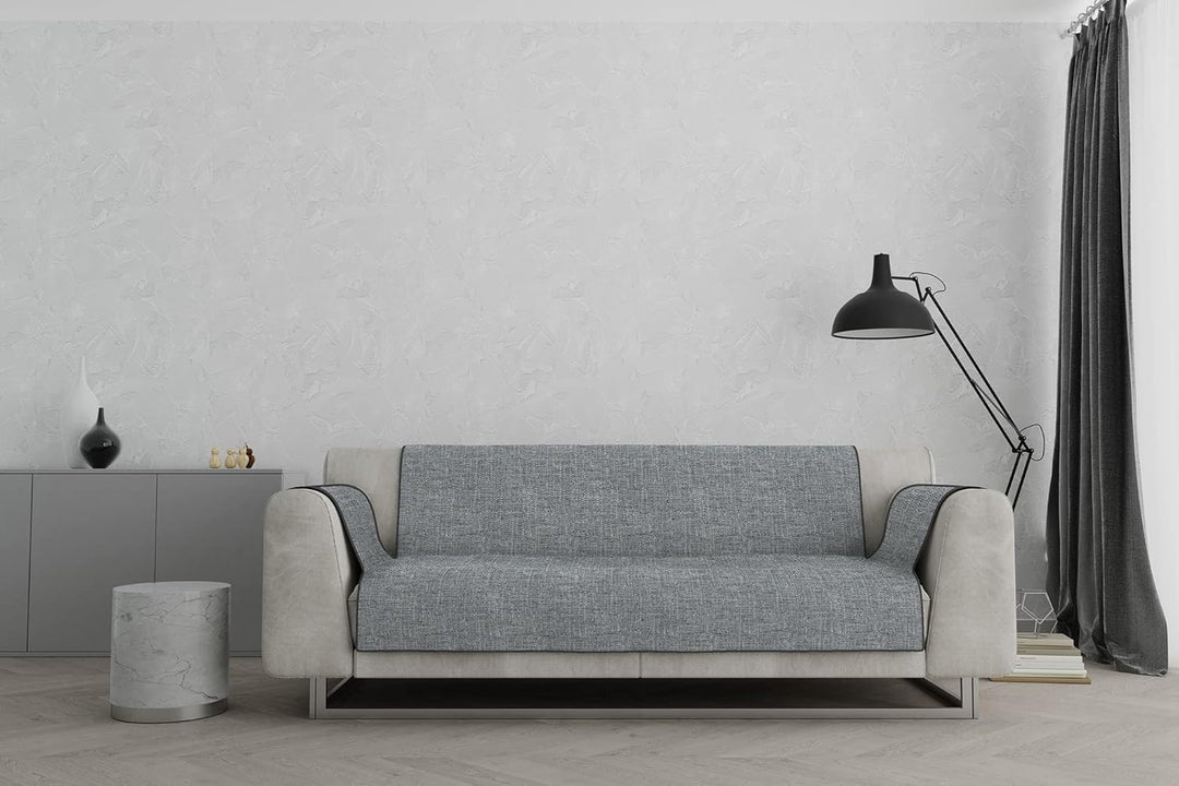 Italian Bed Linen Comfortable Sofa Blanket, dunkelgrau, 3 Plätze 3 Plätze Dunkelgrau, 3 Plätze Dunke