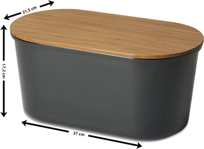 ECHTWERK Brotkasten “FRESH“, Brotbox, Brotaufbewahrung, Platzsparende Aufbewahrungsbox, Brotkorb mit