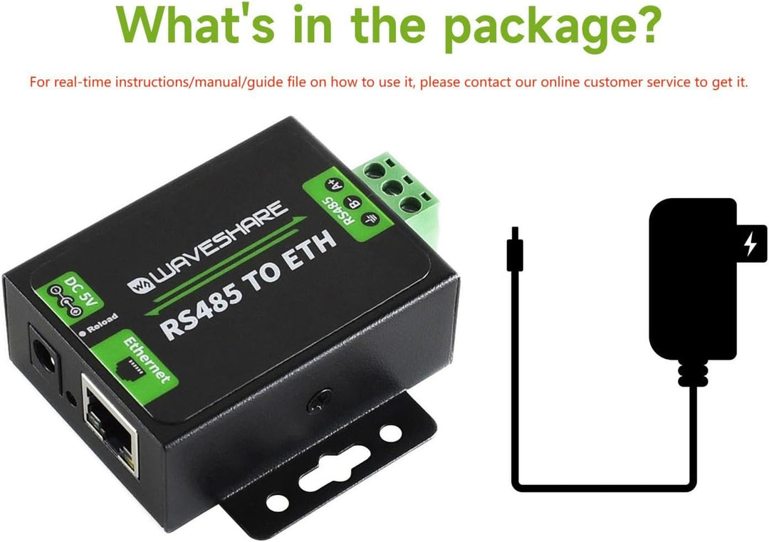 LUCKFOX RS485 to Ethernet Module, RS485 to ETH Single Serial Server, can be Used to Easily Achieve N