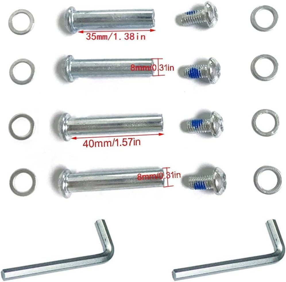 LOTOWELZON 2 x Ersatzräder für Gepäckkoffer, 50/64/70/75/84/90 mm Gummi-Inline-Rollschuhe mit 8 mm A