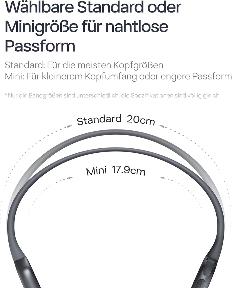 SHOKZ OpenRun Pro 2 Knochenschall Sportkopfhörer, Open-Ear-Ohrhörer mit Bluetooth 5.3, Mikrofon mit