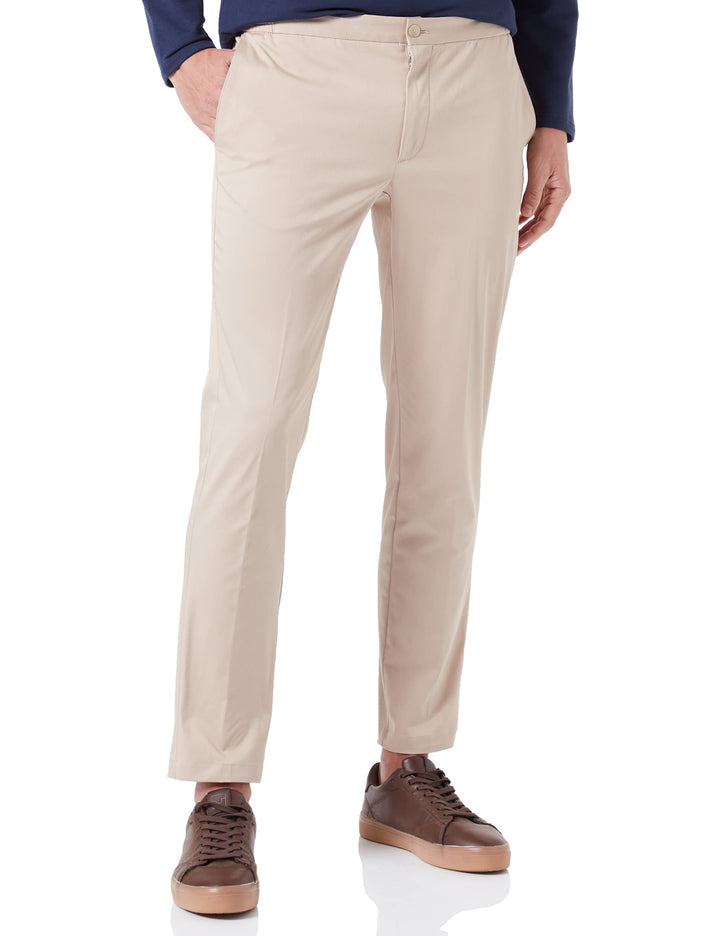 Hackett London Herren Perfect Tencel Chino Hose 33W / 32L Tan, 33W / 32L Tan